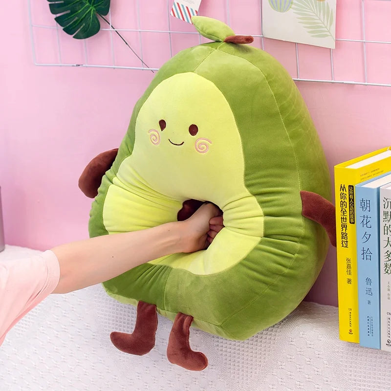 🥑 Cute Avocado Plush Pillow – Soft, Cozy & Adorable! 🥑