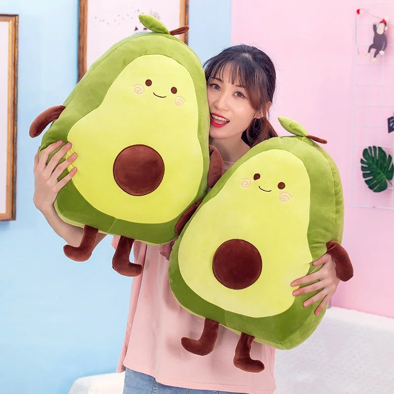 🥑 Cute Avocado Plush Pillow – Soft, Cozy & Adorable! 🥑