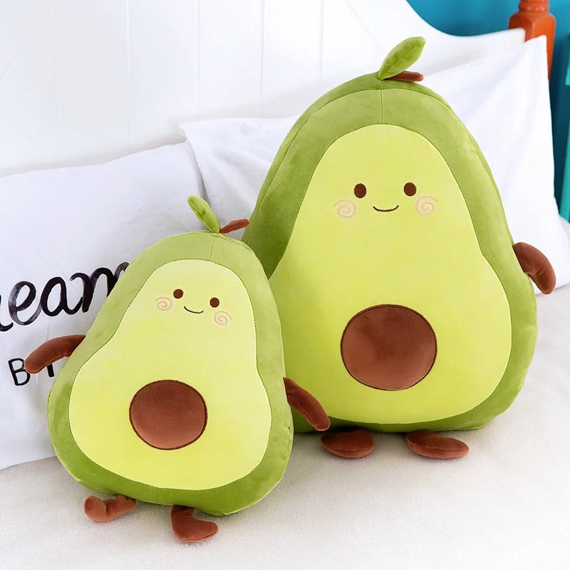 🥑 Cute Avocado Plush Pillow – Soft, Cozy & Adorable! 🥑